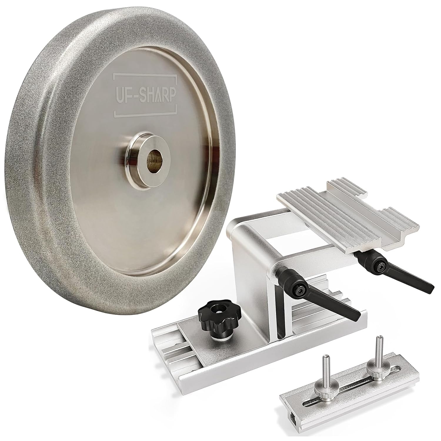 Bench Grinder Tool Rest and CBN Grinding Wheel