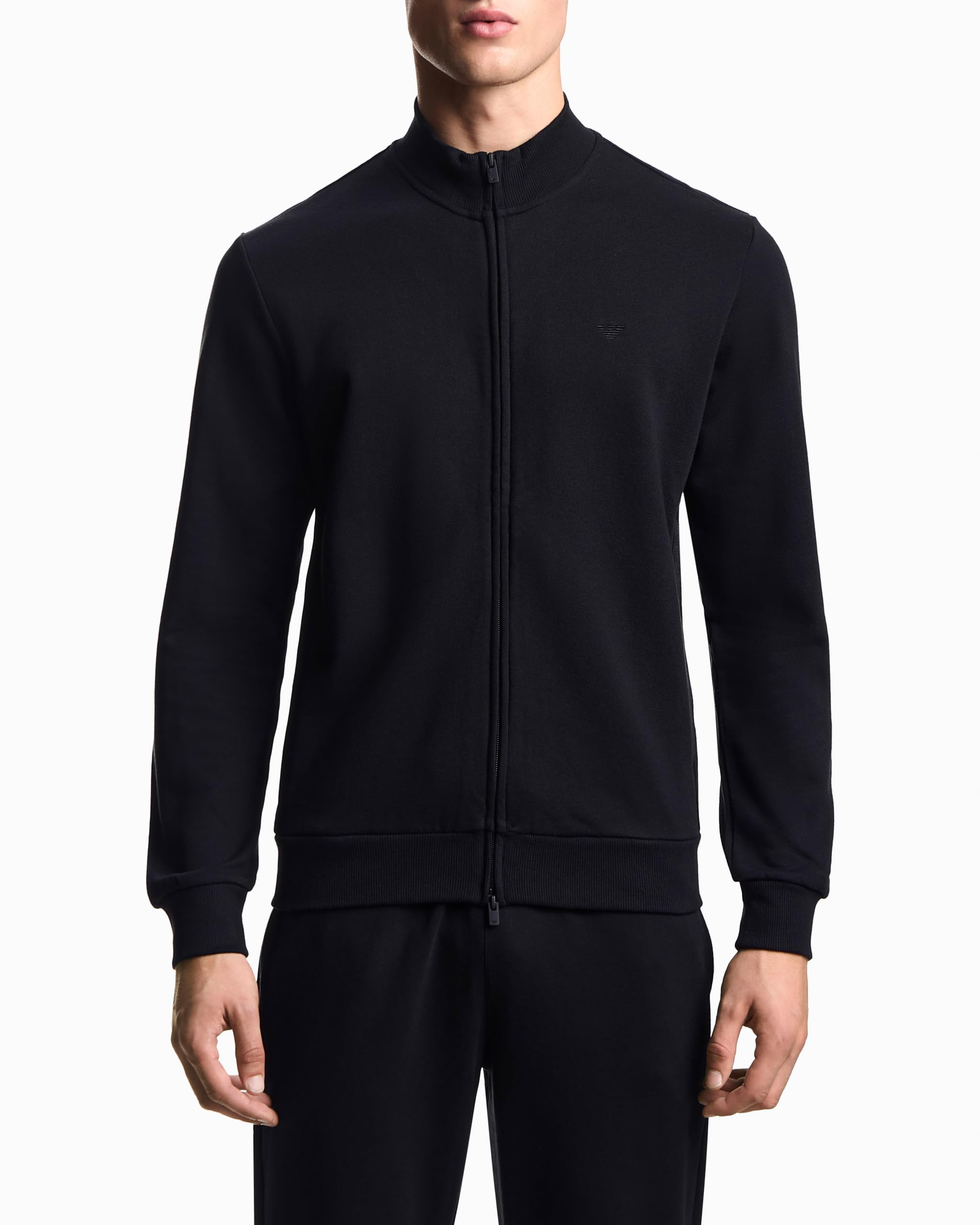 Emporio Armani Basic Terry Open Sweatshirt Maglia di Tuta Uomo (Pacco da 1)