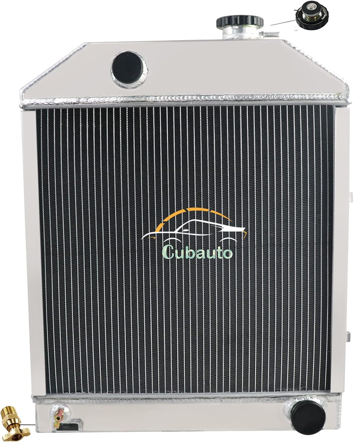 C7NN8005H Aluminum Radiator For Ford New Holland 2000 2600 3000 3100 3500 4000+,3 Row Core Tractor Radiators