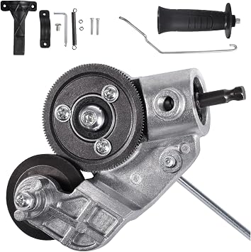 Sheet Metal Shear - Efficient Drill Attachment for Cutting Flat Metal Sheets, High-Speed Metal Cutter for Iron, Copper, Aluminum, and Steel up to 20-30 GA, Compatible with Cordless Drills