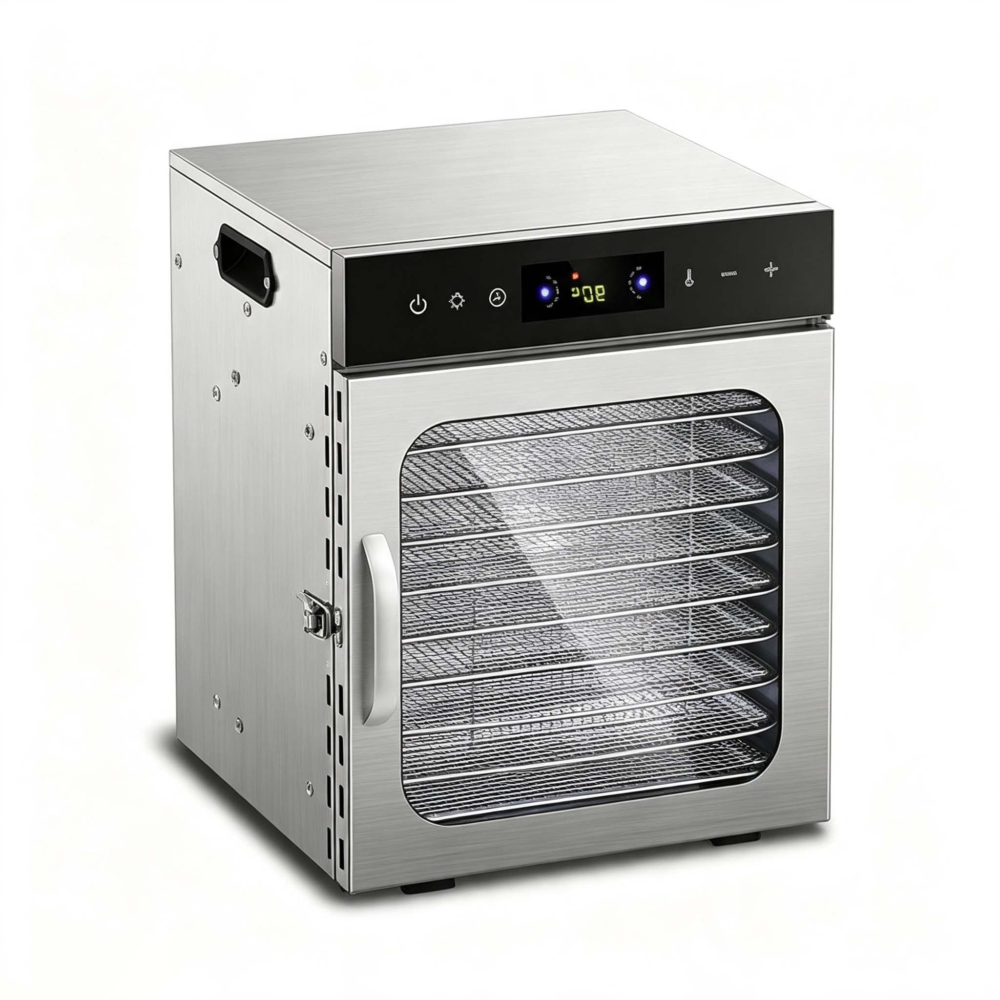 Disidratatore in Acciaio Inox con Opzioni Vassoi Multipli 400W-10-Tier