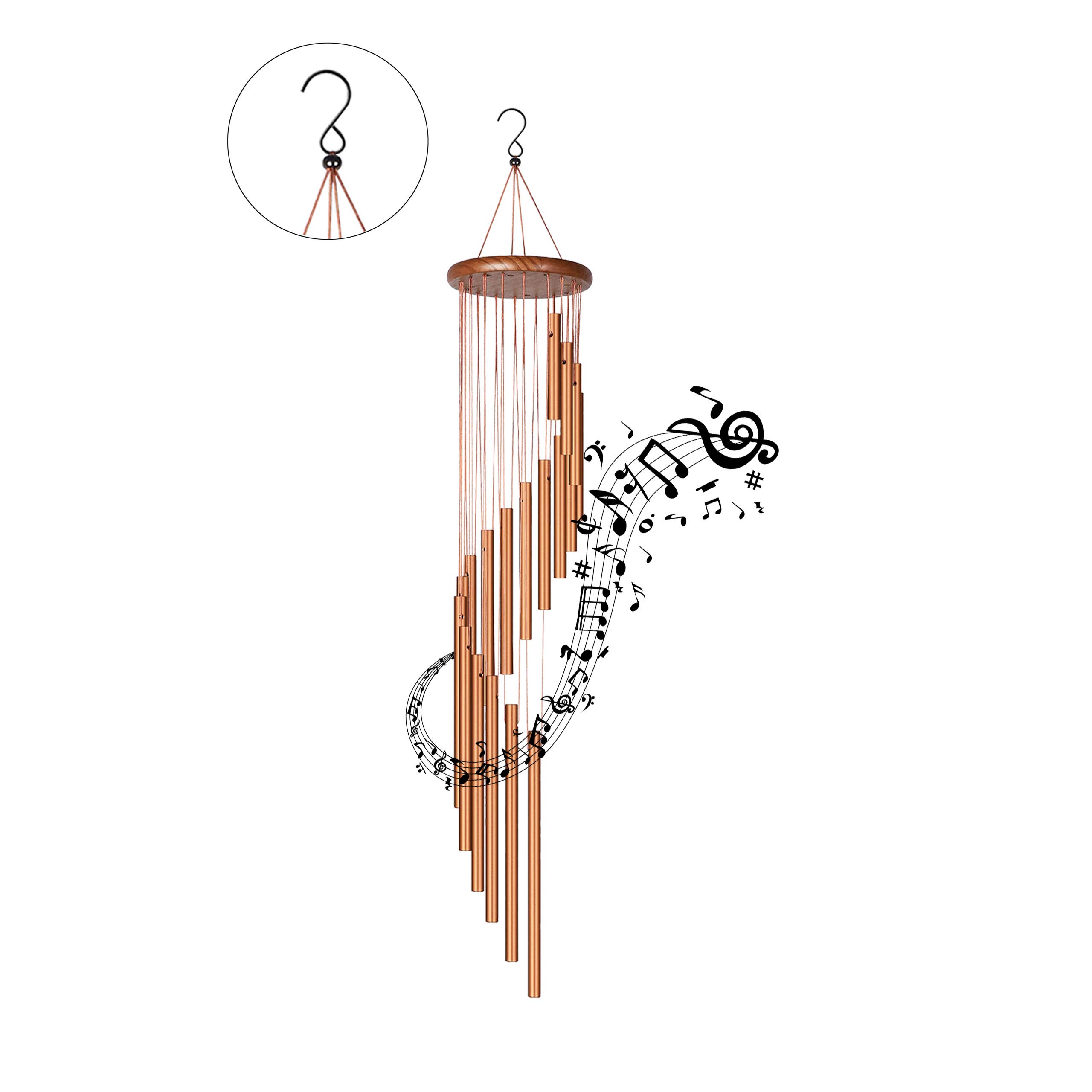 Carillon éolien Pour Extérieur - Objet De Décoration Or - MCBOSON - Gamm Vert