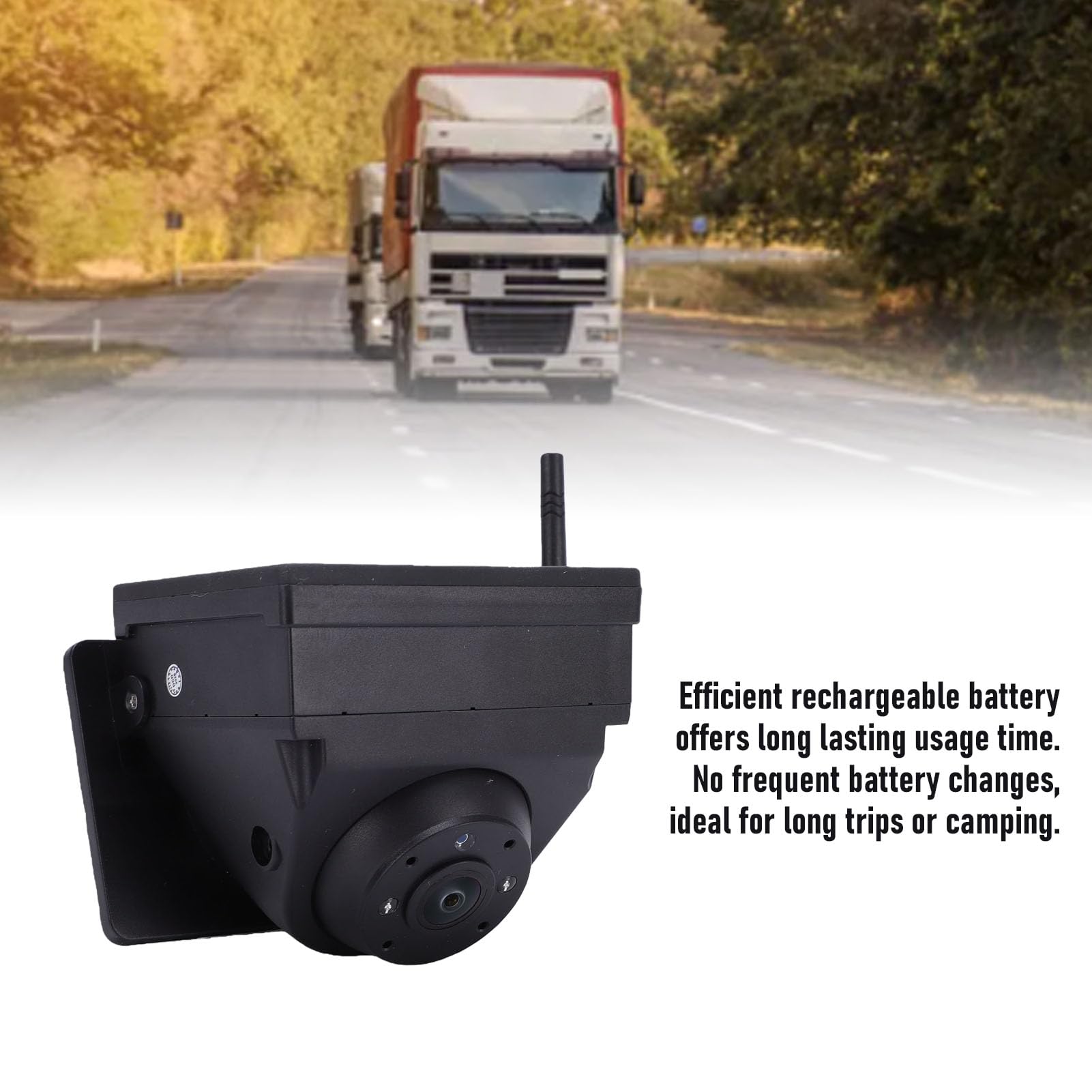 Luocute Caméra de Recul Magnétique sans Fil pour Camping-Car, Remorque à