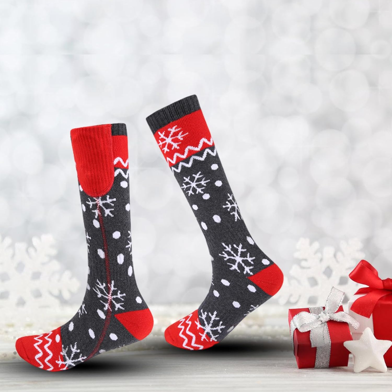 Christmas Stockings, Heated Socks for Men Women, Battery Heated Socks, Electric Heating Sock Battery Heating Sock