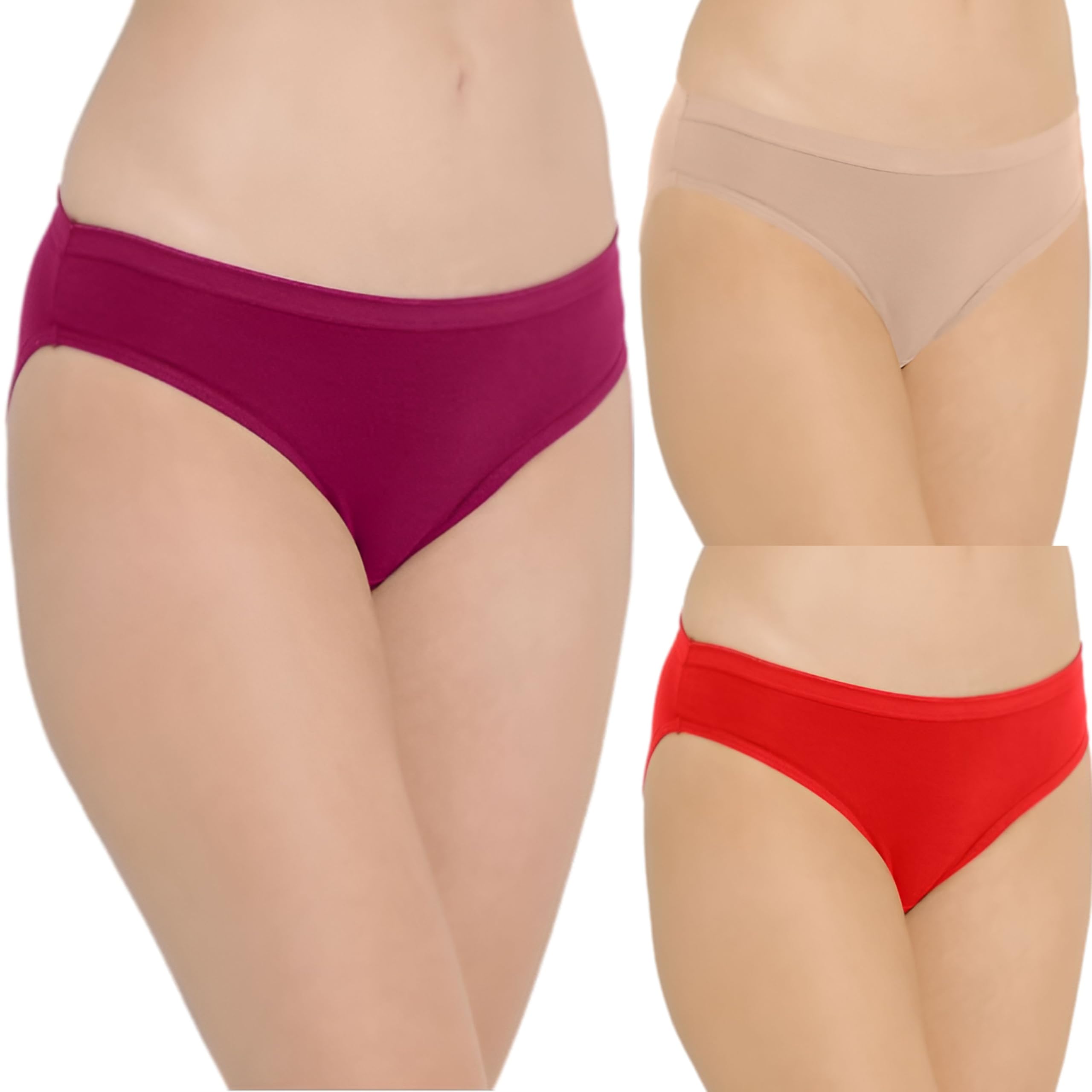 Women Solid Color Panties-image-43