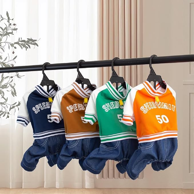 Mono Denim Estampado para Perro con Capucha miniatura 2