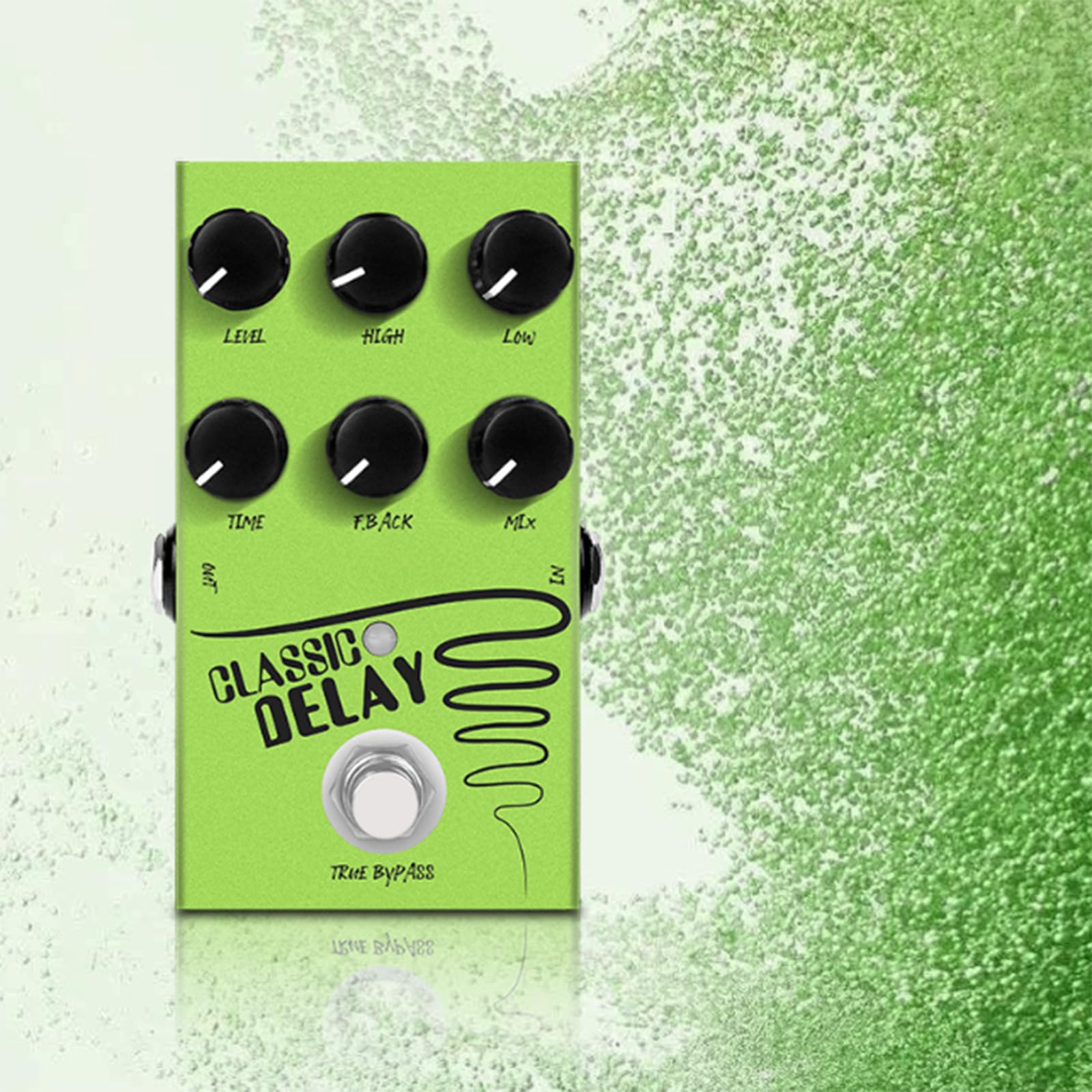 Small Delay Effektpedal Gitarrenverstärker Simulation Distortion für Gitarristen und Musikschaffer Gitarrenpedal