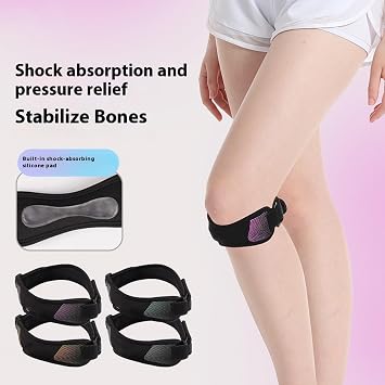 Breathable Knee Stabiliser Strap Flexible Brace For Sports Injury Prevention And Uncomfort Relief Athletic Knee Brace For Basketball