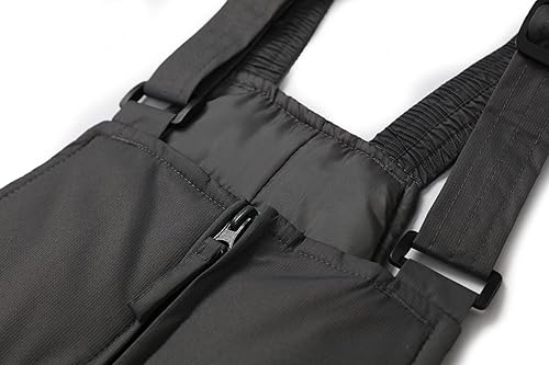 Miniatura 3 de Baberos de esquí de nieve para niños pequeños, con aislamiento Waterporoof Ripstop para invierno, pantalones de snowboard para niños y niñas