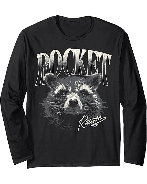 Guardians Of The Galaxy - Rocket Raccoon Portrait Long Sleeve T-Shirt