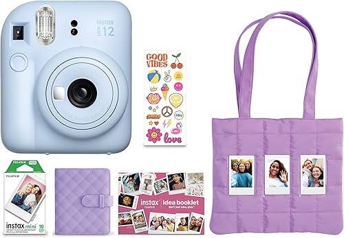 Miniatura 2 de Fujifilm INSTAX MINI 12 Green Bundle 2025 Verde,Rosa,Azul,Púrpura,2-Azul
