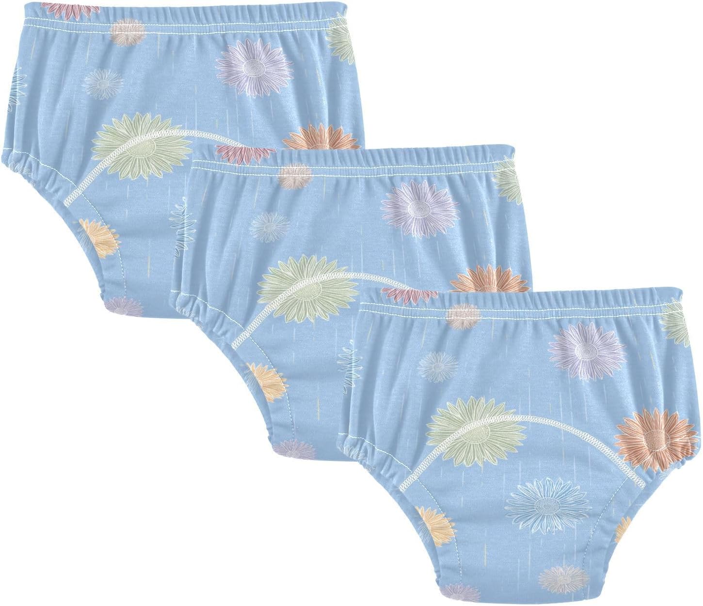 Baby Potty Training Underwear Pants Leakproof Sunflower Pastel Blue Night Time Potty Training Underwear Short for