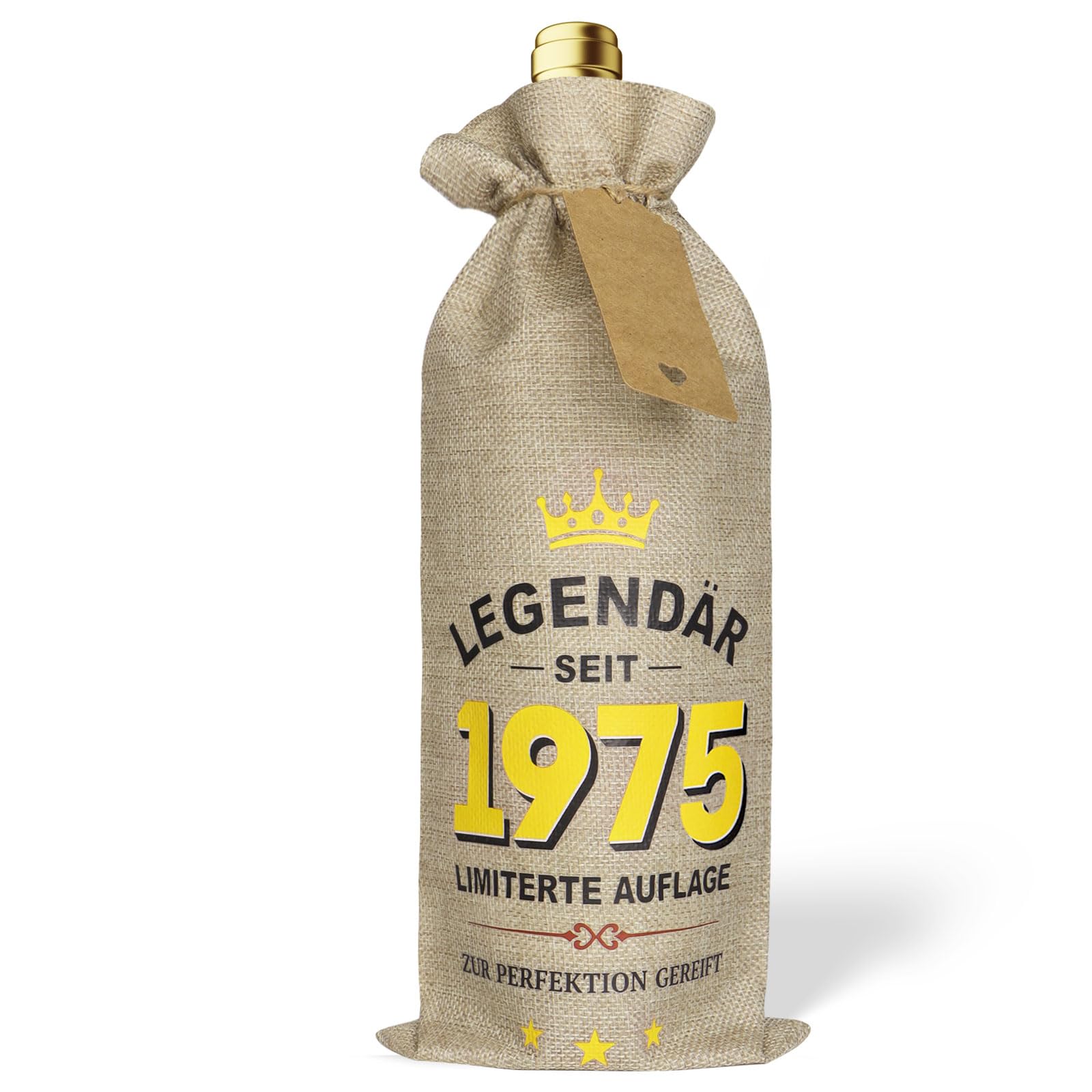 Weingeschenktasche 50. Geburtstag