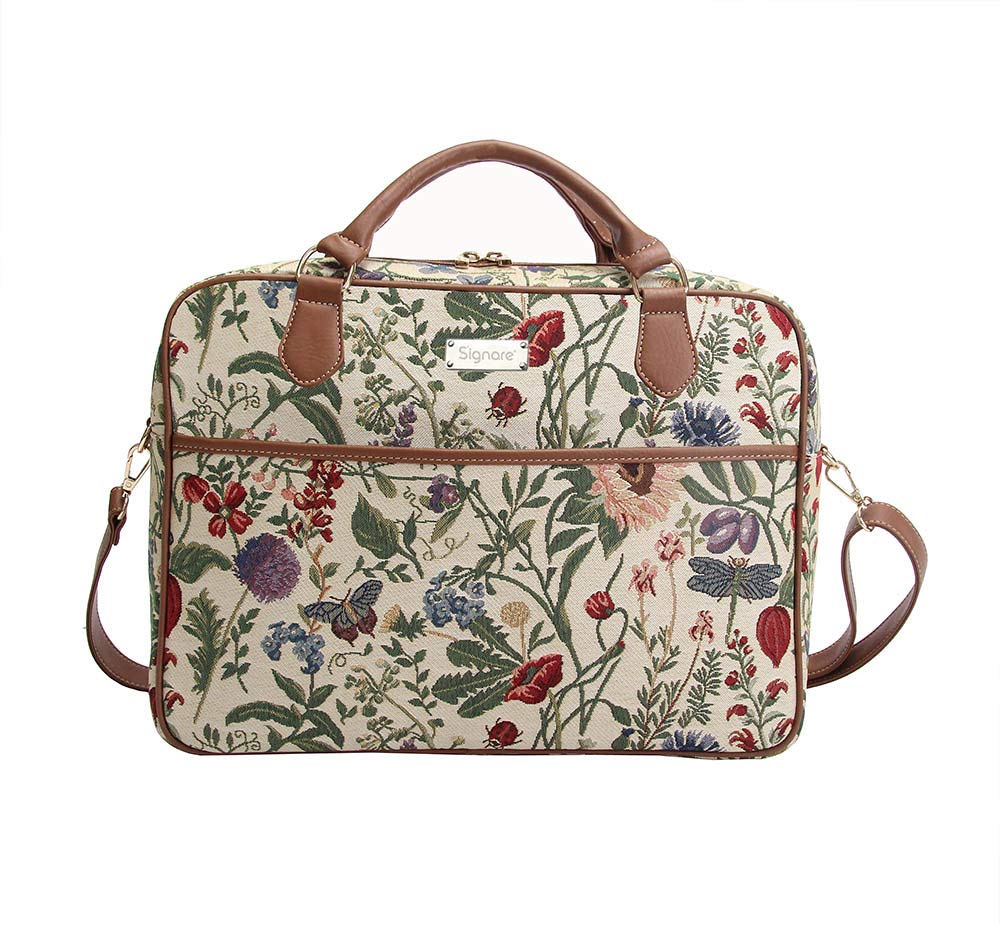 Signare Gobelin Laptop Tasche Laptoptasche 15.6 Zoll, Notebook Tasche 15.6 Zoll Business Taschen Damen mit Farbmuster Designs