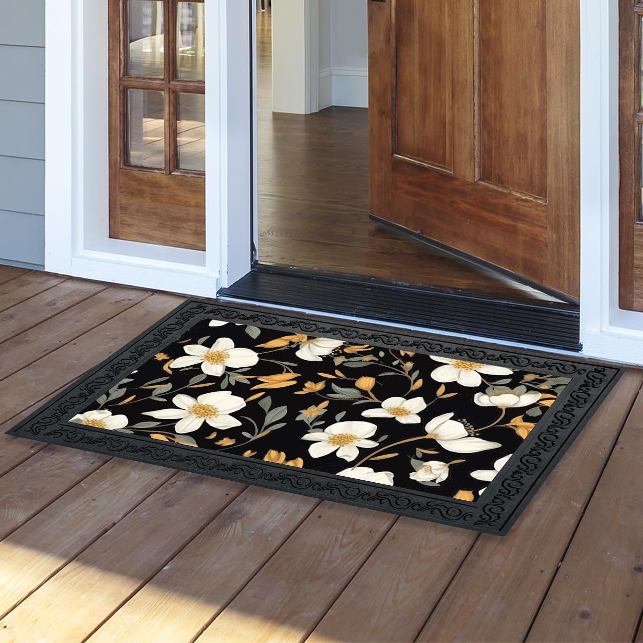Briarwood Lane Elegant Flowers Doormat