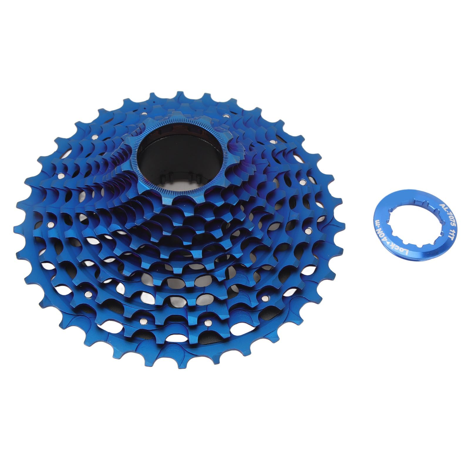 Cosiki Casete de 12 Velocidades, Casete de Bicicleta de Diseño Hueco de Acero de Alta Resistencia Silencioso para Reemplazo