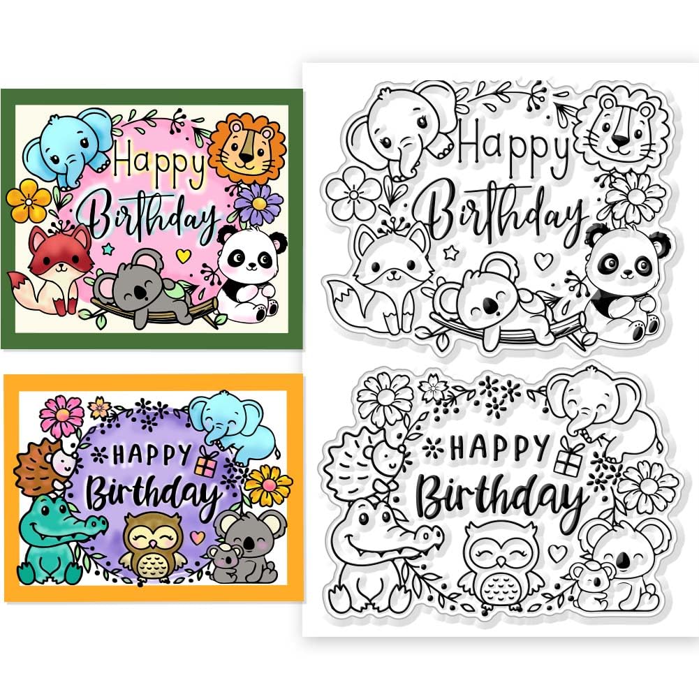 FRANCOBOLLI TRASPARENTI TIMBRO Sigillo in Silicone Album Di Foto EUR 7,65 - FR