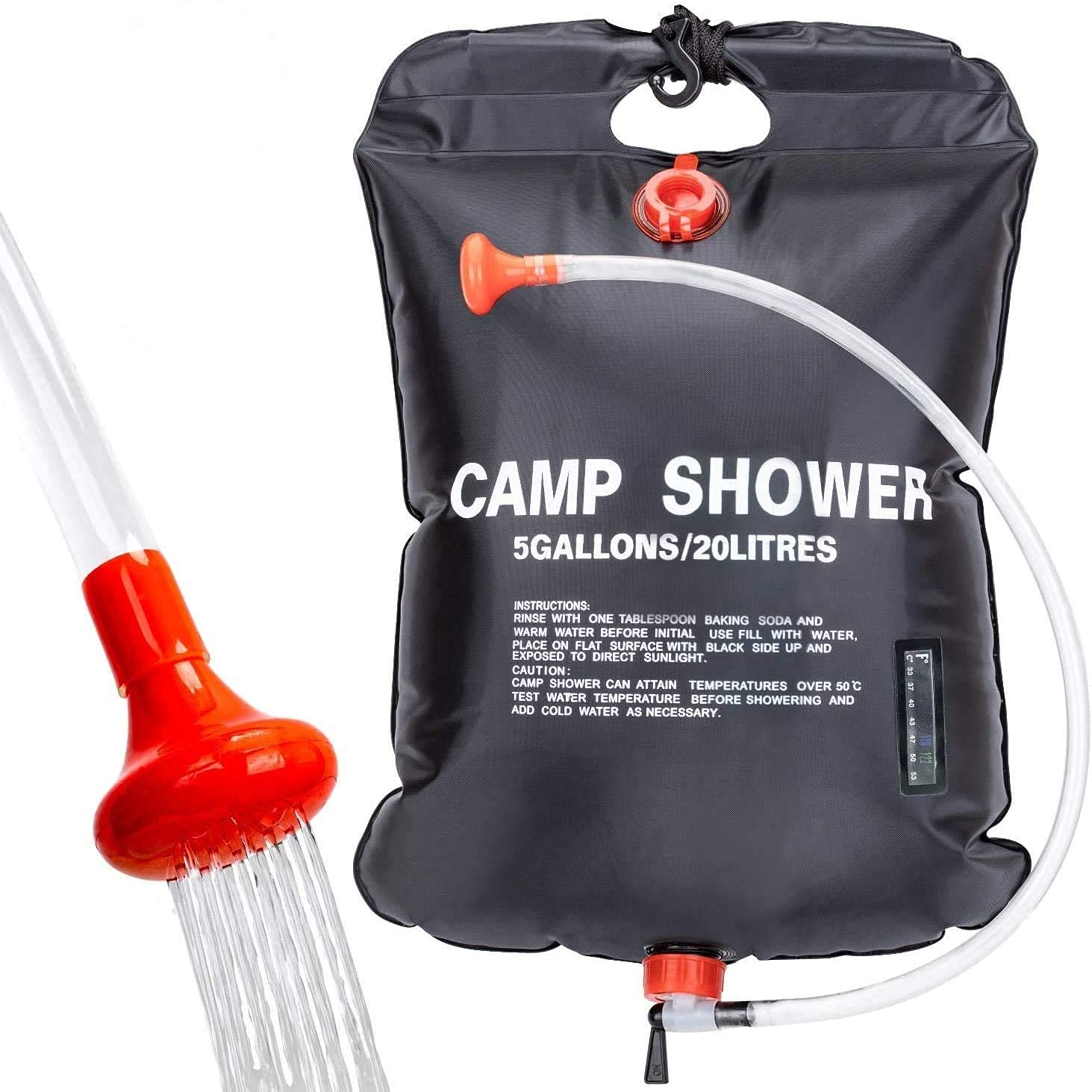 See full amazon price history chart for Moradiya Fresh 20Lt / 5Gallon Solar Shower Bag Outdoor Camping Hiking Camp Shower Portable Light Weight_Black Moradiya Fresh 20Lt / 5Gallon Solar Shower Bag Outdoor Camping Hiking Camp Shower Portable Light Weight_Black (B095WQX2V7) Amazon Price History, Amazon Price Tracker