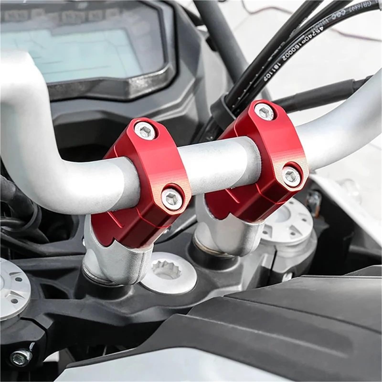Rehausseur de guidon moto 22 mm 28 Accessoires pour Yamaha pour BMW motos clip-ons