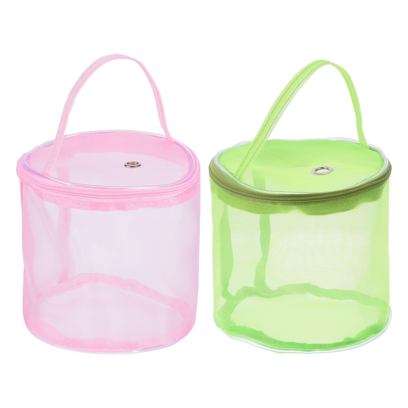 YOKIVE 2 Pcs Yarn Storage Bag, Crochet Bag Portable Knitting Bag Organizer with Port and Handle Strap - Image 3
