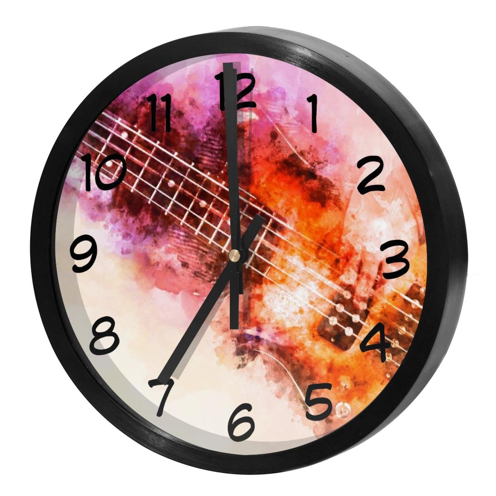 Horloge murale sans tic-tac à piles pour lire l'heure facilement sans aucun bruit