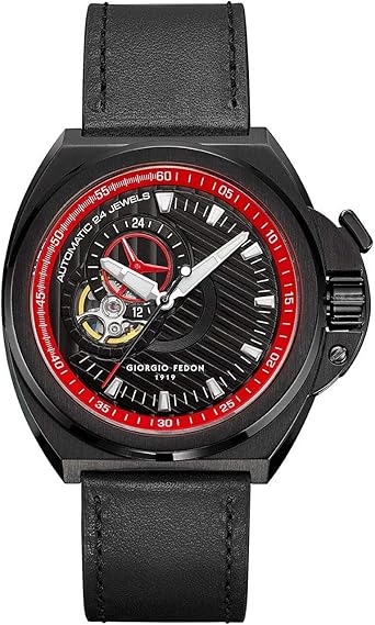 Giorgio Fedon Orologio Automatico Uomo Skywalker PVD Nero GFCM005 :  Amazon.it: Orologi