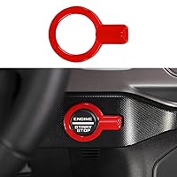 Vista 1 de Linskip Anillo de botón de arranque compatible con Ford Bronco 2021-2025, cubierta del botón de arranque del motor para accesorios interiores Bronco