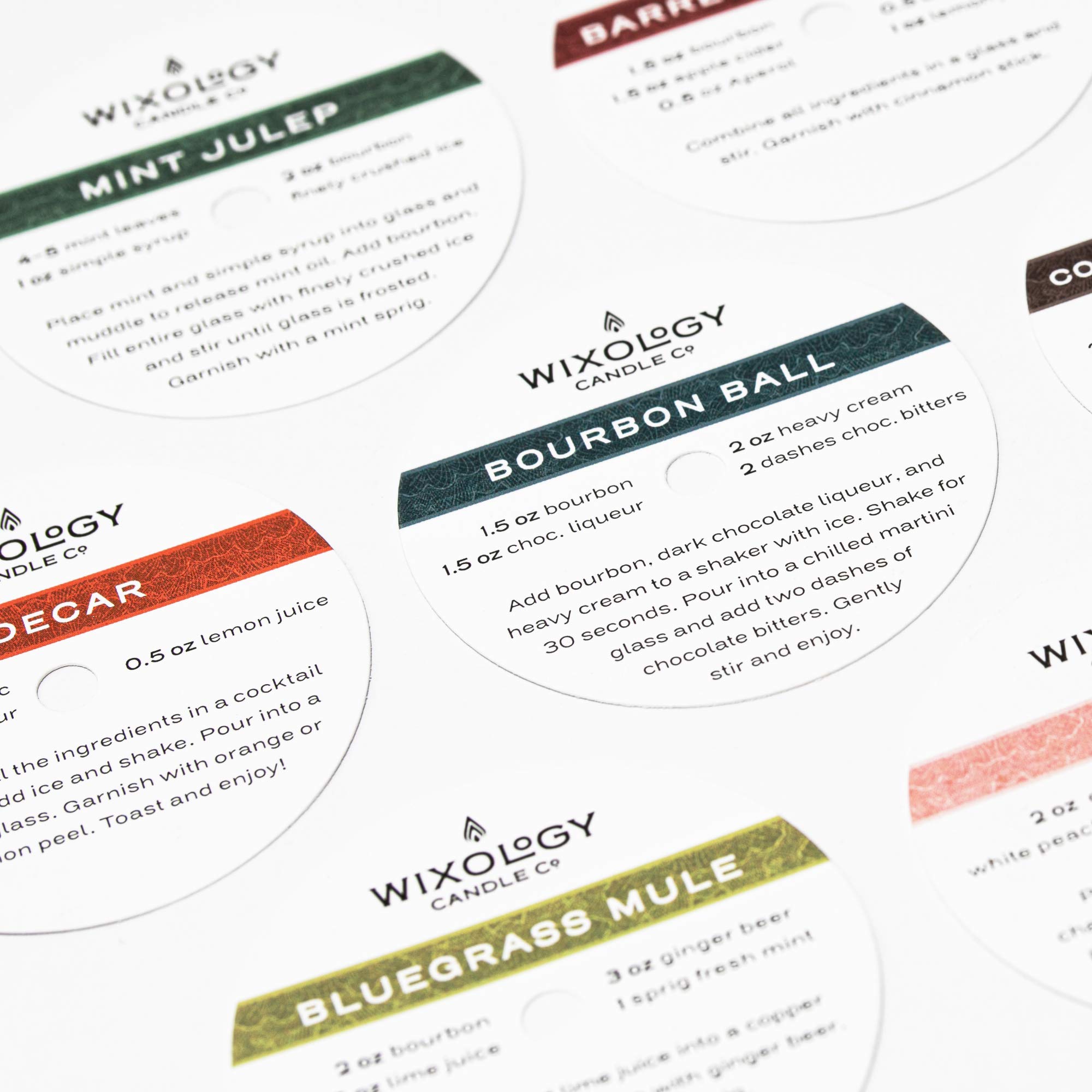 Wixology Koktajl inspirowany burbonem Neat Soy Candle - świeca zapachowa wanilii karmelu i dębu w szklance wielokrotnego użytku - Made in Kentucky - 207 ml
