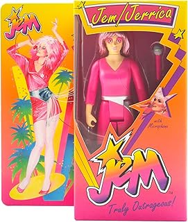 Super7 Jem and The Holograms Reaction W2 - Jem (Neon) [Retro Box]