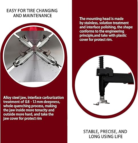 Miniatura 3 de KATOOL 2.0HP Bead Blaster Máquina Cambiadora de Neumáticos con Sujeción de 24" con 4 Pedales de Aluminio KT810 Cambiador de Ruedas Máquina