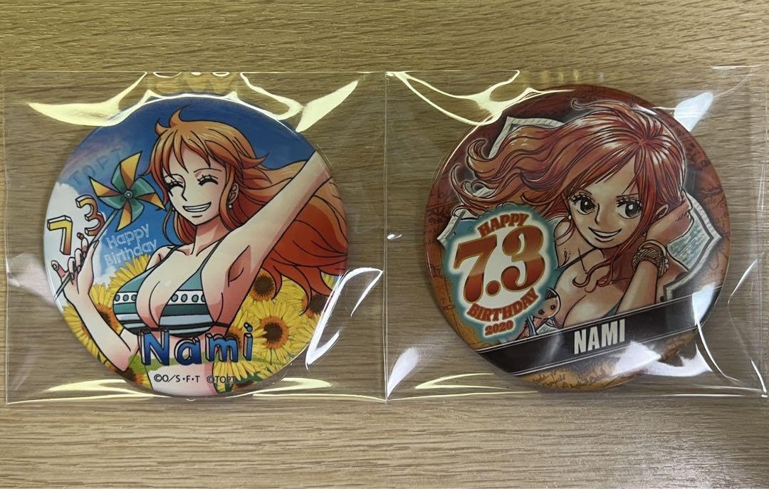 ナミ　バースデー　缶バッジ　2020 ONE PIECE』バースデイ缶バッジ ナミ BD3