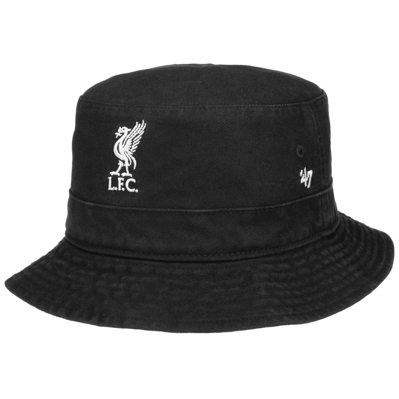 47Liverpool FC Bucket Fabric Hat - Football/Summer/Sun Hat with Metal Buckle
