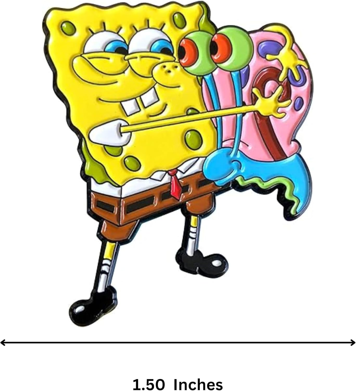 Spongebob & Gary - Spongebob Squarepants - 1.50" Official Collectible Pin - Image 4