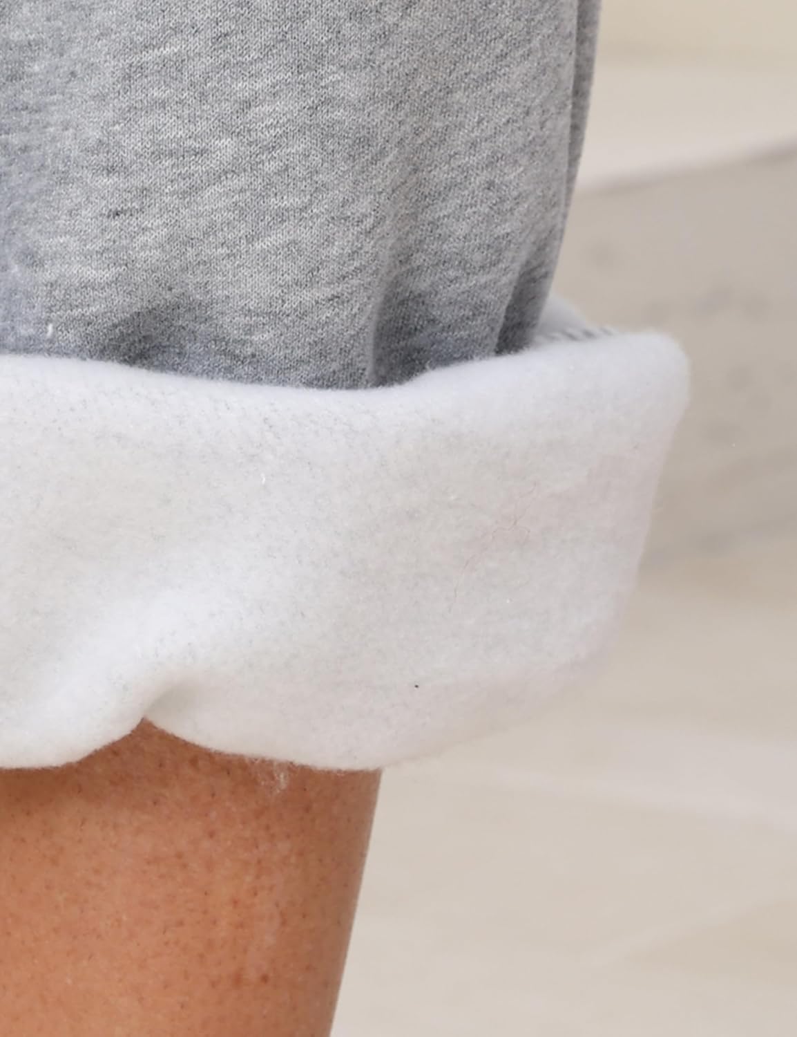 Sweatpants Womens Fleece-Lined Baggy Lounge Pants Active High Waisted Comfy Joggers for Women Fall Clothes - Image 4