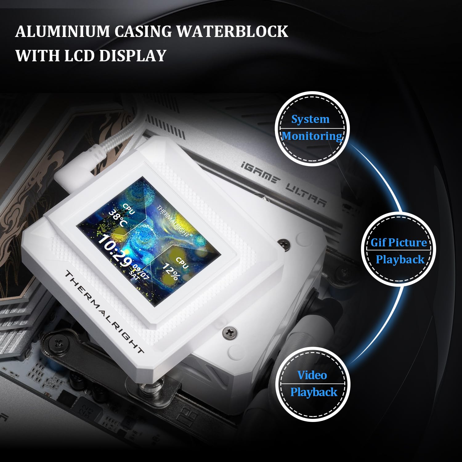 Amazon.co.jp: Thermalright FW240 SE ARGB ホワイト CPU AIOクーラー