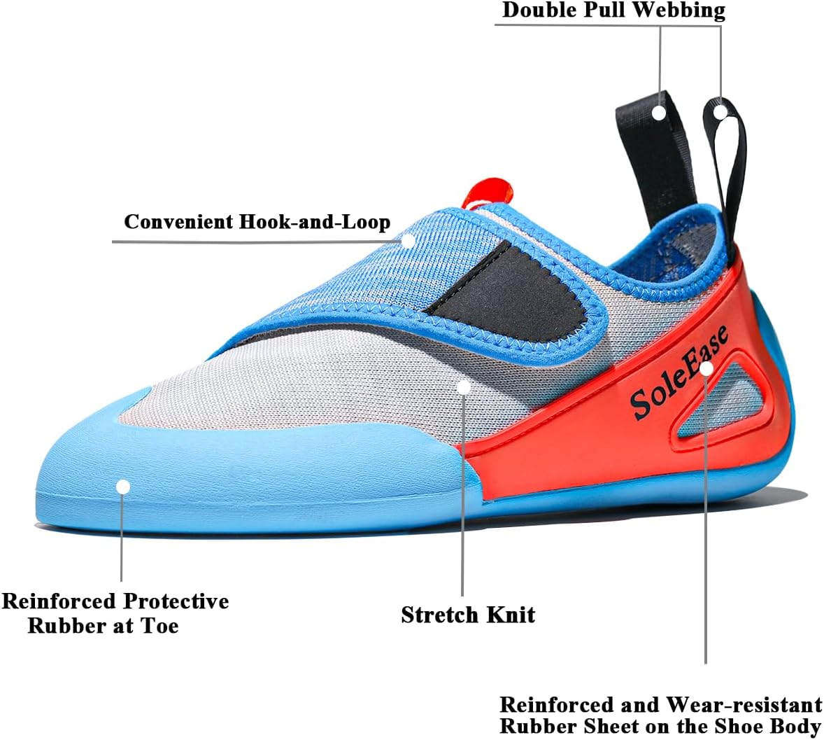 Rock Climbing Shoes for Men & Women Bouldering Shoes for Indoor & Outdoor Climbing - Image 4