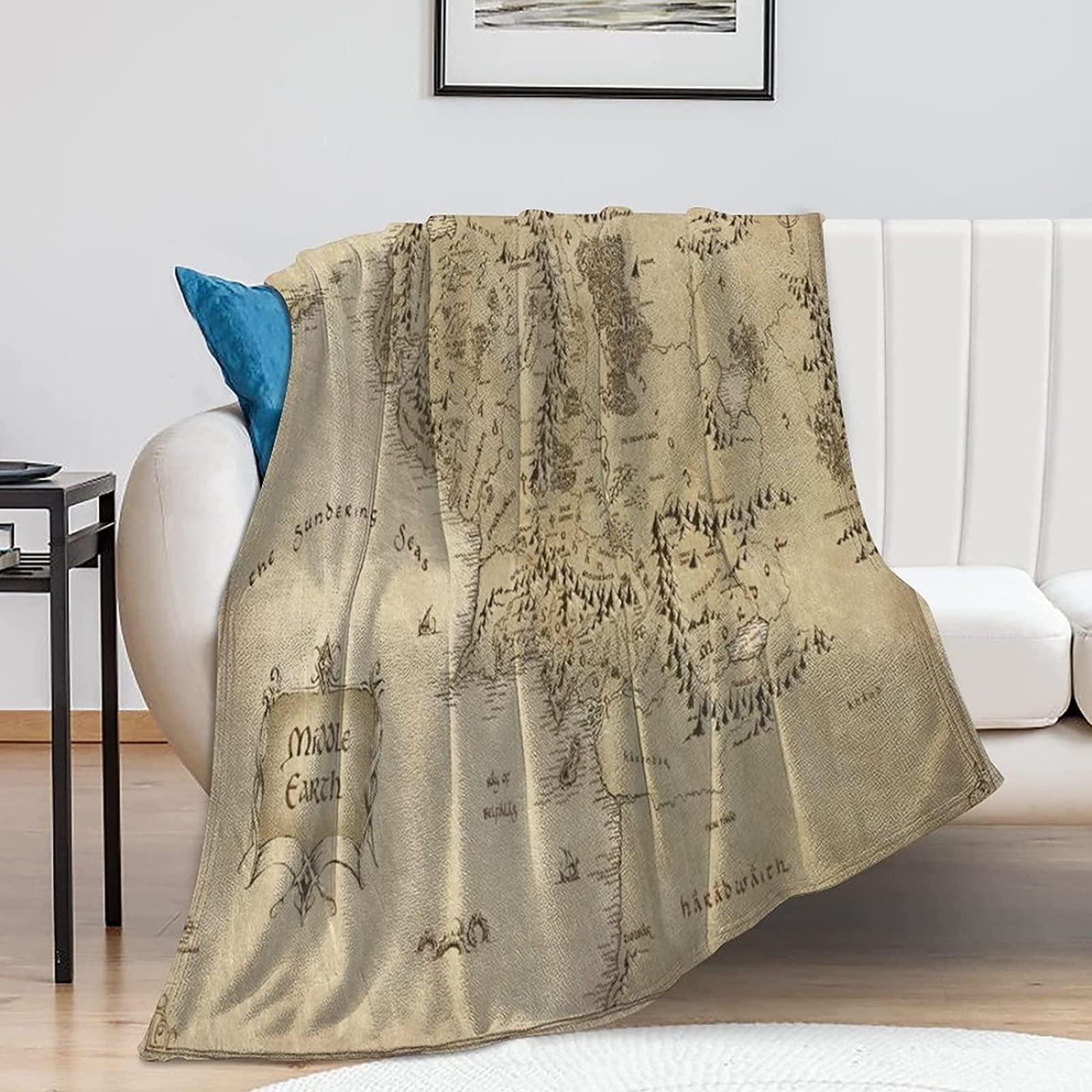 Coperta Plaid In Flanella Con Stampa 3D Volpe, 80x150 Cm, Morbida E Termica Per Divano E Letto