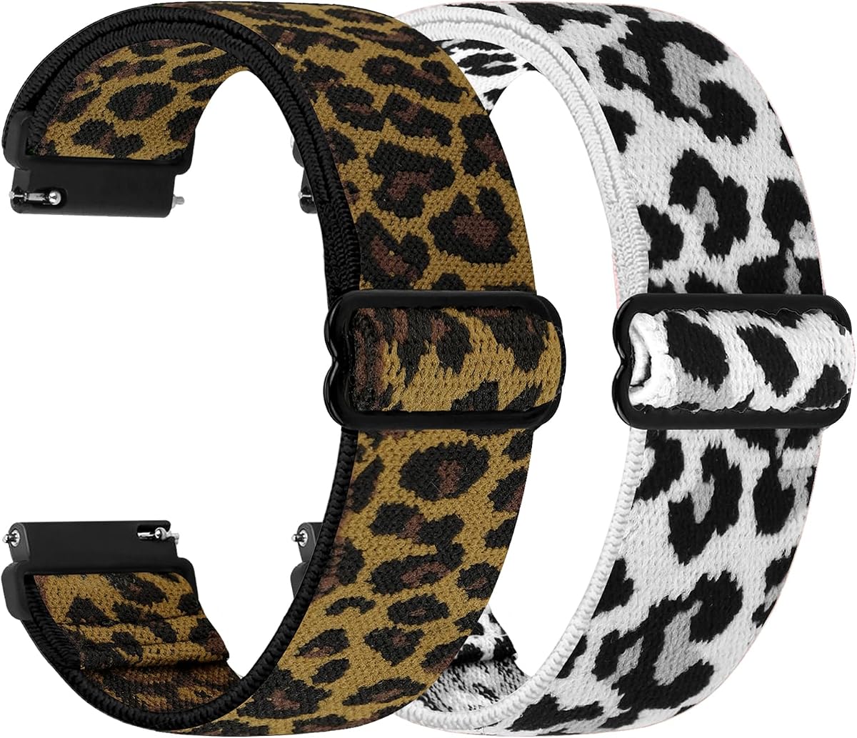 TumpCez - Quick Release Elastic Nylon Watch Straps - Watch Lug Width- 16mm 18mm 19mm 20mm 22mm 24mm Watch Straps -Choose Colour & Width