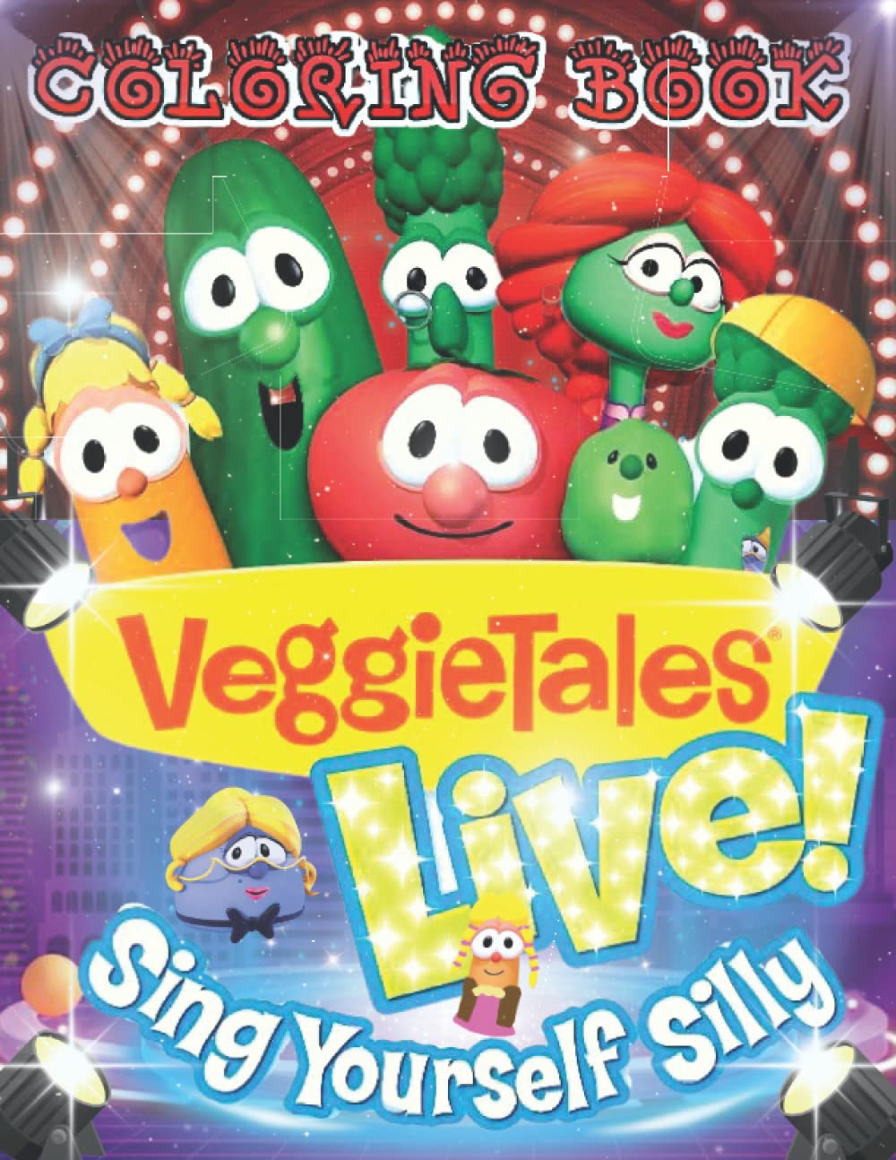 VeggièTalés Coloring Book: Coloring Book for Children and Fans - With 100+ VeggièTalés Illustrations To Celebrate Holiday With Joy And Relaxation!