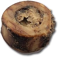 Vista 7 de Top Dog Chews - Huesos de perro con médula ósea, fabricados en los Estados Unidos, (6 rebanadas), fémur de ternera, masticables de larga duración