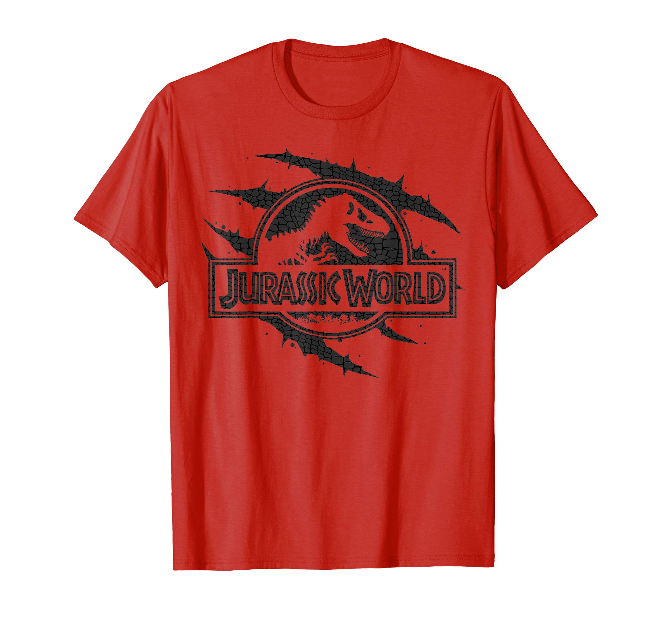 Jurassic WorldScaly Slashed Fossil Logo T-ShirtOEKO-TEX STANDARD 100