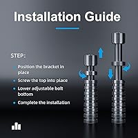 Vista 6 de Soporte de GPU Ausvrkkit, soporte de hundimiento de GPU de 2.75-4.52 pulgadas con lámina antideslizante, soporte de GPU para prevenir el hundimiento