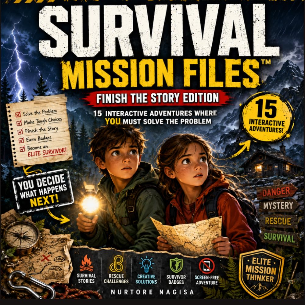 SURVIVAL MISSION FILES™: 15 Interactive Survival Adventures Where YOU Finish the Story (Survive & Thrive Adventures)