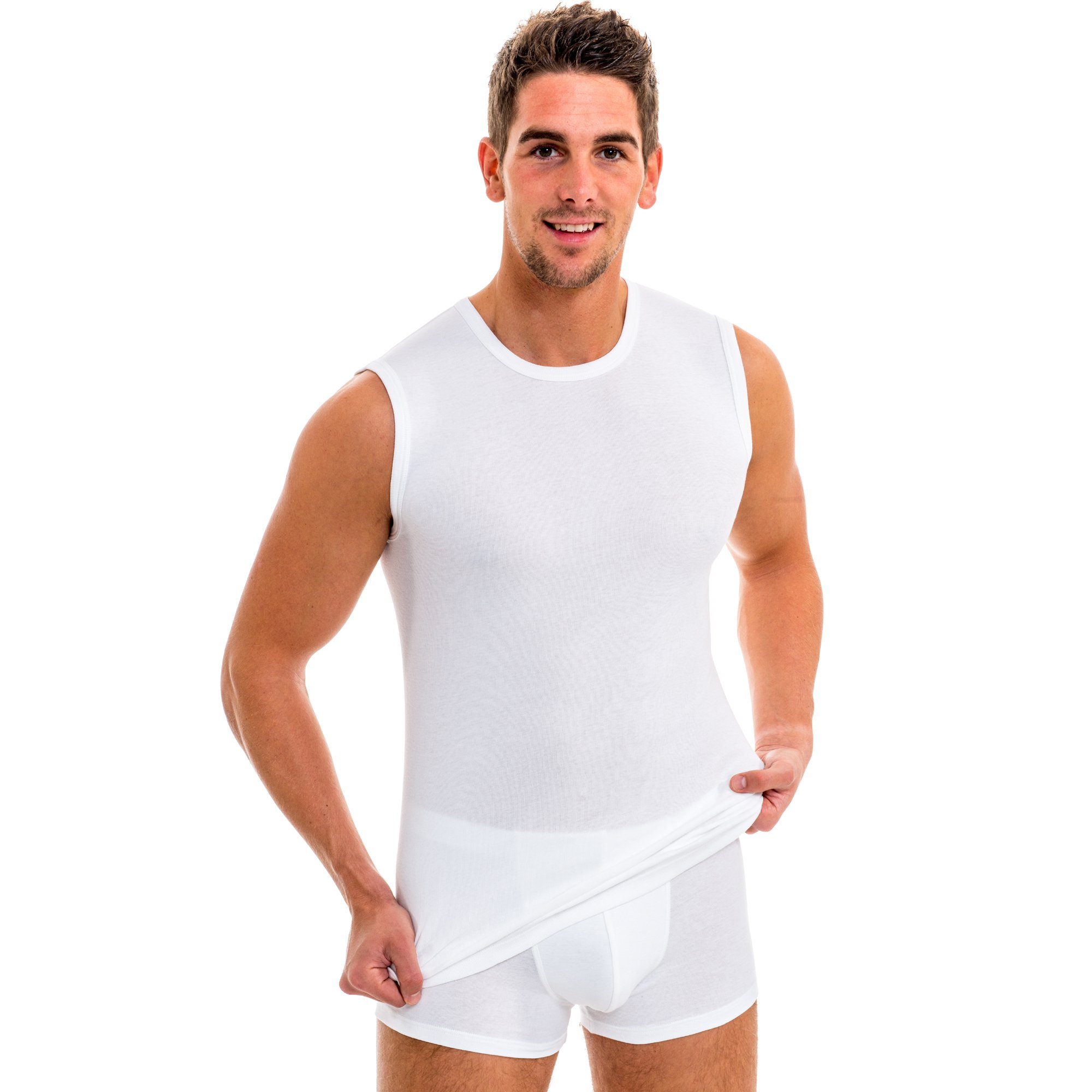 HERMKO 63040 2er Pack Herren Funktionsunterhemd für Sport und Alltag