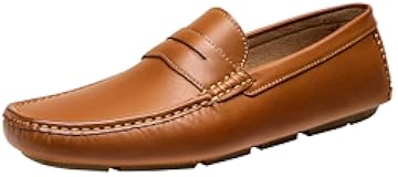 Men's Loafers Casual Slip On Shoes Soft Penny Loafers for Men Lightweight Driving Boat Shoes