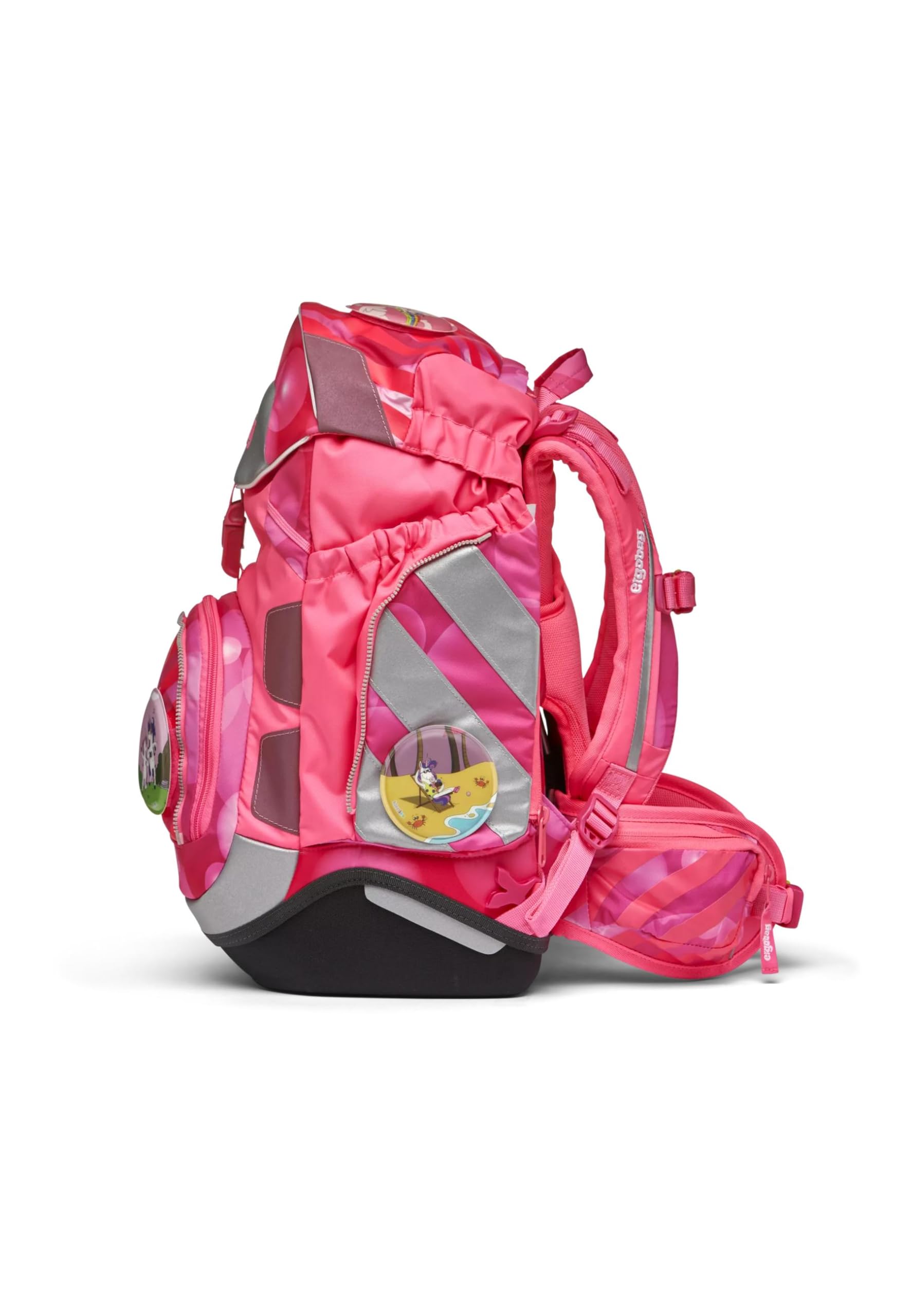 ergobag Schulranzen-Set Pack Set KuntBärbuntes Einhorn - Pink | 6-teiliges Set mit flexiblem ergonomischem Schulrucksack aus der Vorgänger-Kollektion für die 1. Klasse Grundschule
