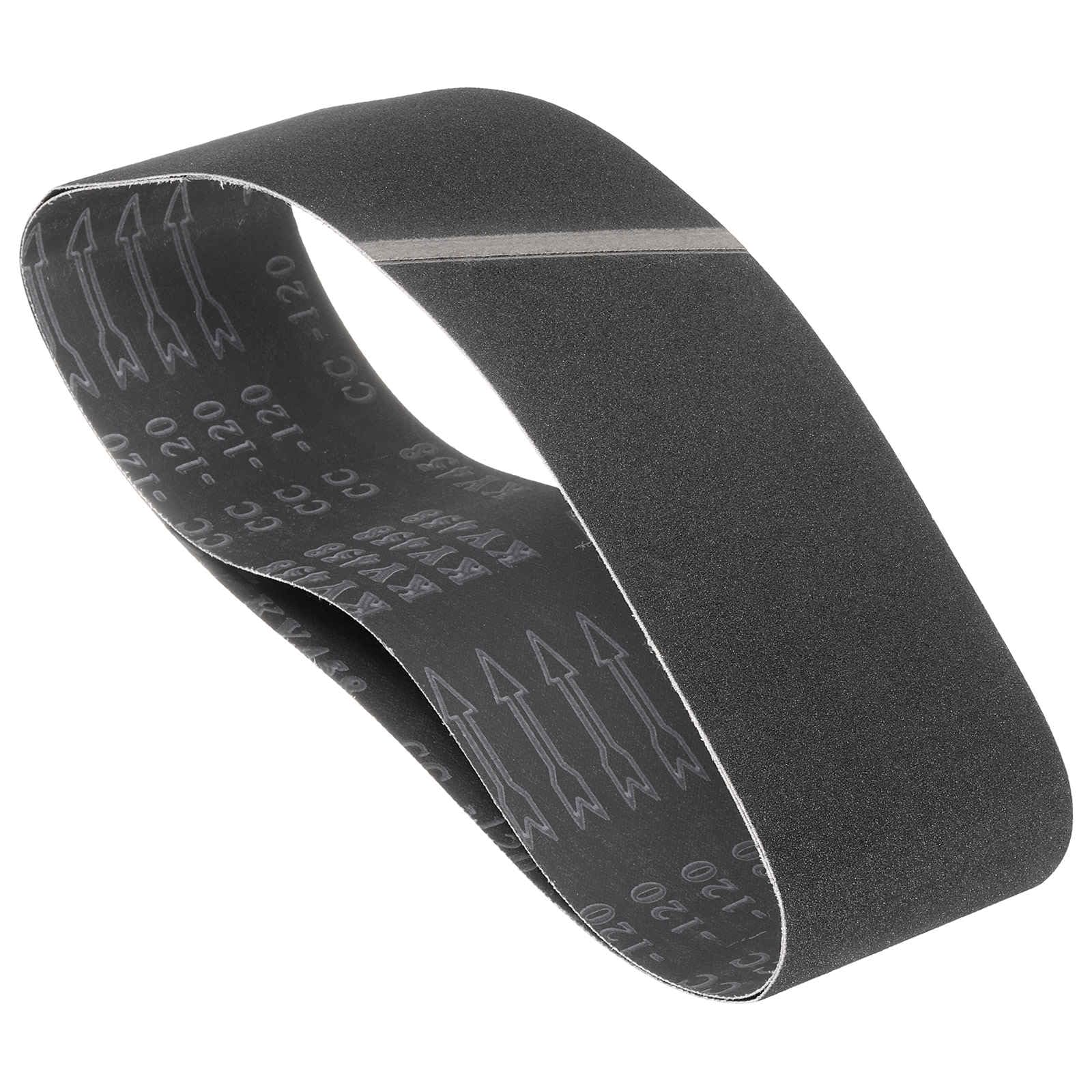 Kozelo 2 Pack Sanding Belts 152mm x 1220mm 120 Grit Silicon Carbide Abrasive Belt Sander Paper for Belt Sander Metal Grinding Wood Working Weld Rust Removal