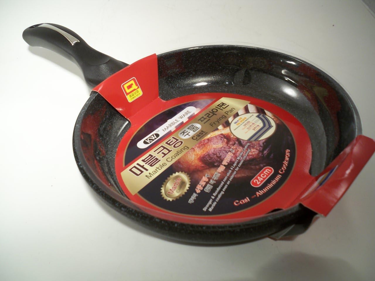 Ceramic Marble Coated Cast Aluminium Non Stick Fry Pan 24 cm (9 1/2 inches)