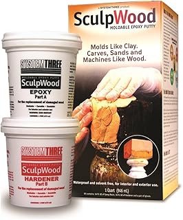 Sponsored Ad - System Three 1-Quart SculpWood Moldable Epoxy Putty, 90301