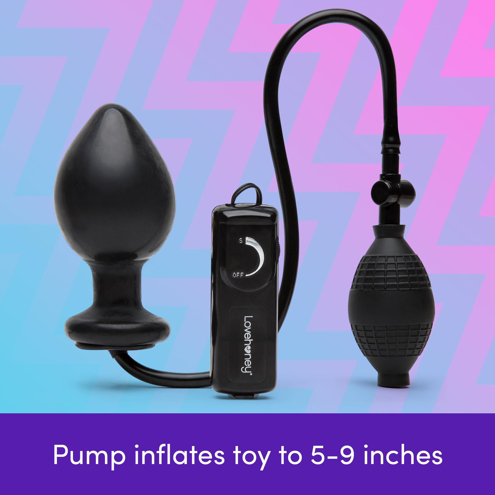 Amazon.com: Lovehoney Black Inflatable Vibrating Back End Plug - 4.5